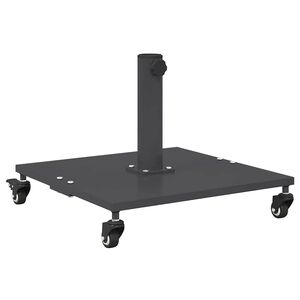 vidaXL Sólhlífarfótur Dökk grá 45 x 45 x 31,5 cm