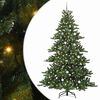 vidaXL Gervi hengdu j&oacute;latr&eacute; me&eth; 300 LED Gr&aelig;nn 240 cm PVC og St&aacute;l