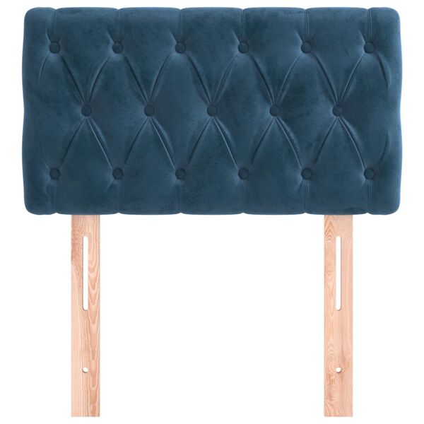 vidaXL H&ouml;f&eth;agafl 80x7x78/88 cm D&ouml;kkbl&aacute;tt Flauel