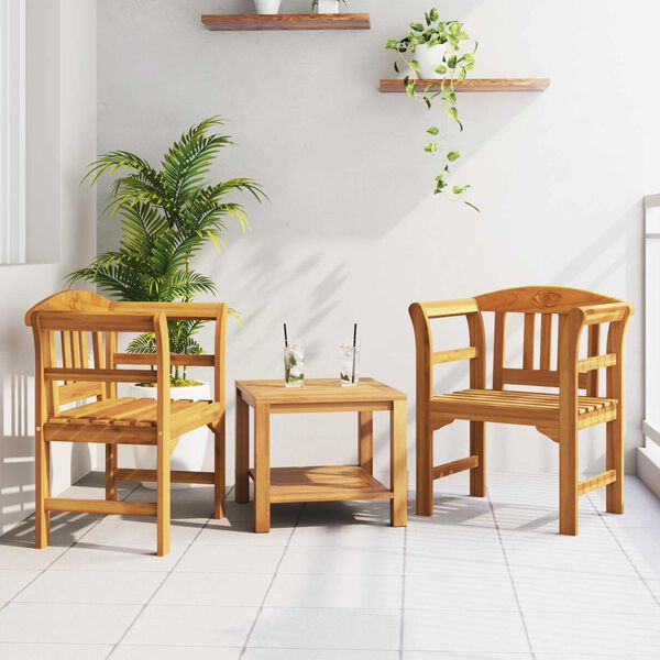 vidaXL R&oacute;sabekkur N&aacute;tt&uacute;rulegt 68,5 x 46 x 82,5 cm Hrein akas&iacute;utr&eacute;