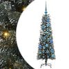 vidaXL Gervi j&oacute;latr&eacute; me&eth; 150 LED Gr&aelig;nn 120 cm PVC, plast og st&aacute;l