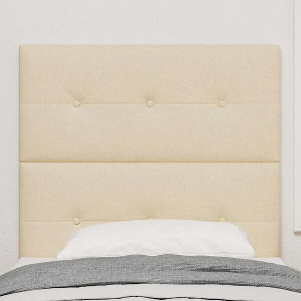 vidaXL H&aelig;&eth;arstillanlegur r&uacute;mh&aelig;tti me&eth; h&ouml;fu&eth;gafl Rj&oacute;malitur 90 cm d&uacute;kur