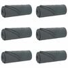 vidaXL &THORN;eppi 6 pcs D&ouml;kk gr&aacute; 280 x 210 cm Fl&iacute;s