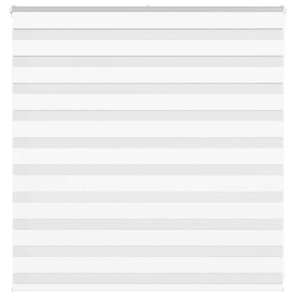 vidaXL Zebra Gard&iacute;na Hv&iacute;tt 140x100cm Efni Breidd 135,9 cm P&oacute;l&yacute;ester