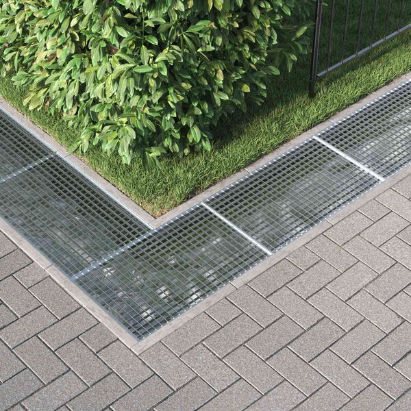 vidaXL Gats Silfur 80 x 50 x 2 cm Heit-dypp galvaniza&eth; m&aacute;lmur