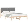 vidaXL R&uacute;mf&oacute;tur me&eth; kl&aelig;&eth;&eth;um h&ouml;f&eth;agafli Lj&oacute;sgr&aacute;r 150 x 200 cm