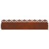 vidaXL Grasskantur 10 pcs Rusty 103 x 0,05 x 22 cm Ve&eth;ra&eth; st&aacute;l