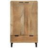 vidaXL Highboard Br&uacute;n 60x33x100 cm Solid Wood Mang&oacute;