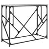 vidaXL Veggbor&eth; Gr&aacute;tt Sonoma 100x40x80 cm Samsettur Vi&eth;ur