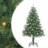 vidaXL J&oacute;latr&eacute; me&eth; 300 LED me&eth; standi Gr&aelig;nn 180 cm PVC