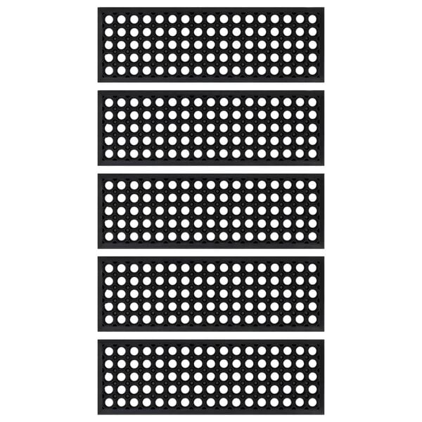 vidaXL &THORN;repamottur &iacute; Stiga 5 stk. 25x75 cm G&uacute;mm&iacute;