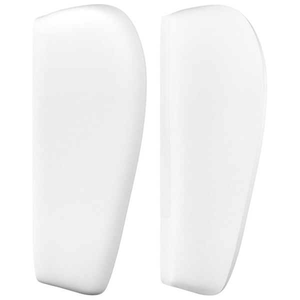 vidaXL Höfðagafl með Eyrum Hvítt 147x23x78/88 cm Gervileður