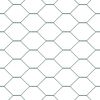 vidaXL Gir&eth;ingarp&oacute;stur Gr&aelig;nn 100 x 1 m (50 mm net) St&aacute;l og PVC