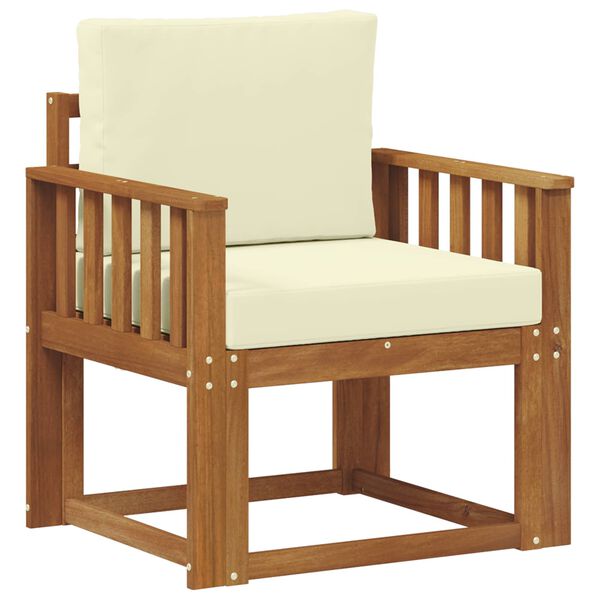 vidaXL &Uacute;tis&oacute;fi Solid Akas&iacute;uskei&eth; og P&oacute;lyester N&aacute;tt&uacute;rulegur