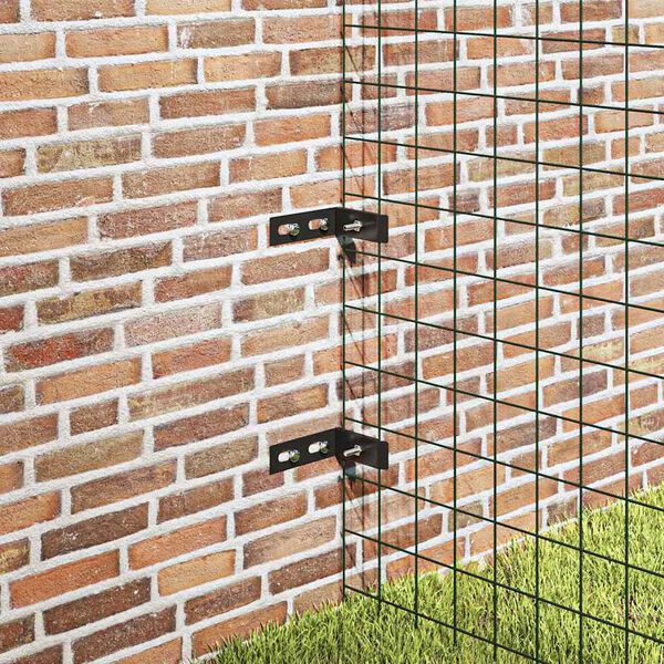 vidaXL Veggtengi &iacute; Horn 10 Sett Reykgr&aacute;