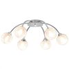 vidaXL Loftlampi me&eth; 6 LED Perum G9 240 W