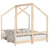 vidaXL Barnar&uacute;mgrind 2x(70x140) cm Gegnheil Fura
