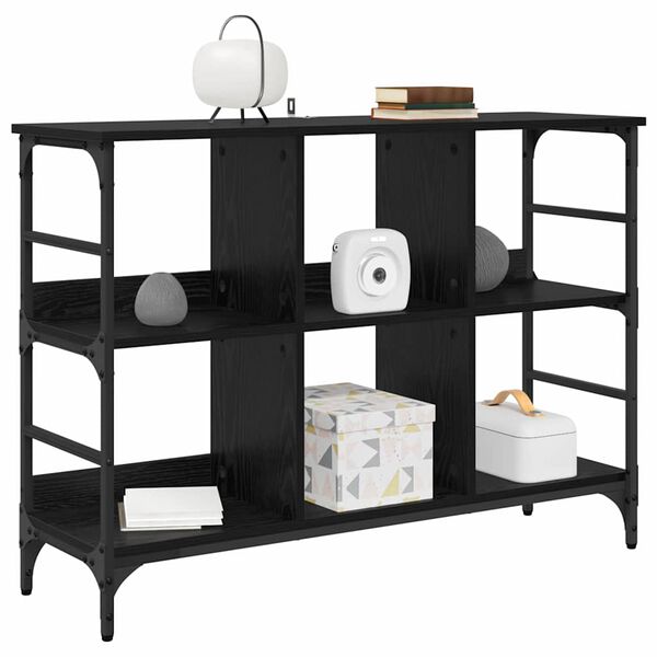 vidaXL Vi&eth;beinteyfla Svartur Eik 102 x 32 x 73,5 cm