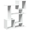 vidaXL Room Divider B&oacute;kask&aacute;pur Hv&iacute;tur 92x29x112 cm Hanna&eth;ur vi&eth;ur