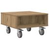 vidaXL hli&eth;arbor&eth; me&eth; hj&oacute;lum Artisan Eik 50,5 x 50 x 30 cm