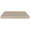 vidaXL Vegghengdar Hillur 4 stk. Eik 50x23x3,8 cm MDF