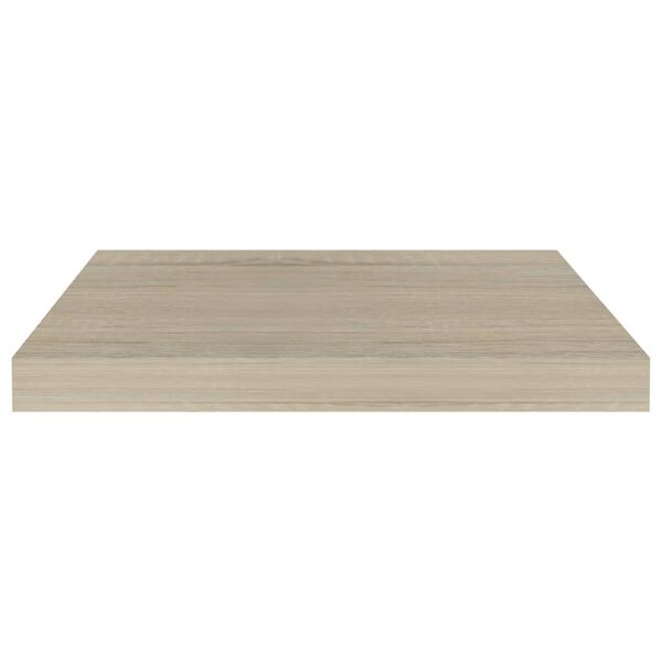vidaXL Vegghengdar Hillur 4 stk. Eik 50x23x3,8 cm MDF
