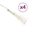 vidaXL &Uacute;ti J&oacute;laeldalj&oacute;s 4 pcs Marglit 20 cm 560 LEDs