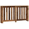 vidaXL Ofnhl&iacute;f Gamall Vi&eth;arlitur 149x20x82 cm Samsettur Vi&eth;ur