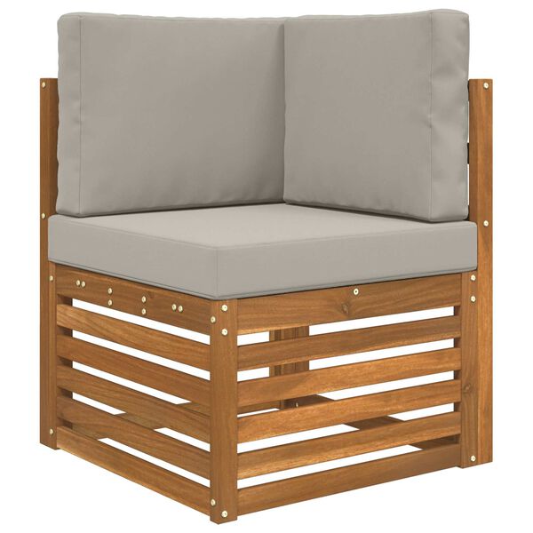 vidaXL Utandyriss&oacute;fap&uacute;&eth;i 3 pcs Gr&aacute;r P&oacute;l&yacute;ester