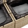 vidaXL Gar&eth;s&oacute;fa sett me&eth; p&uacute;&eth;i me&eth; kodda 7 pcs Drapplita&eth;ur Poly Rattan