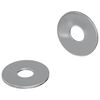 vidaXL Sk&aacute;lar 2 pcs Silfur 18 x 18 x 1,2 mm J&aacute;rn