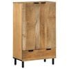 vidaXL Highboard Br&uacute;n 60x33x100 cm Solid Wood Mang&oacute;