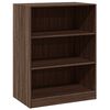 vidaXL Fatask&aacute;pur Br&uacute;n Eik 77x48x102 cm Samsettur Vi&eth;ur