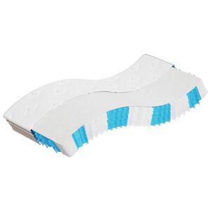 vidaXL Springd&yacute;na me&eth; H&oacute;lfum Me&eth;alst&iacute;f 90x200 cm