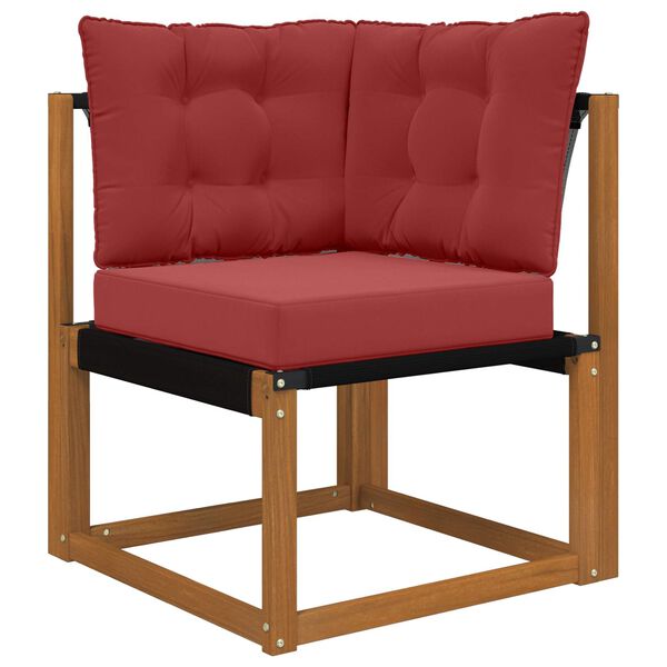 vidaXL Utandyriss&oacute;fap&uacute;&eth;i 3 pcs V&iacute;nrau&eth;ur P&oacute;l&yacute;ester