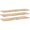 vidaXL Vegghilla 3 stk 160x40x2 cm &Oacute;me&eth;h&ouml;ndla&eth;ur Gegnheill Akas&iacute;uvi&eth;ur