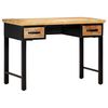 247758 vidaXL Writing Table 110x50x76 cm Solid Mango Wood