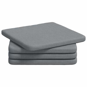 vidaXL Setjp&uacute;&eth;ar 4 pcs Lj&oacute;sgr&aacute;r 40 x 40 x 3 cm d&uacute;kur