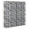 vidaXL Grj&oacute;tkassaveggur me&eth; Lokum S&iacute;nkh&uacute;&eth;a&eth; St&aacute;l 80 x 20 x 100 cm