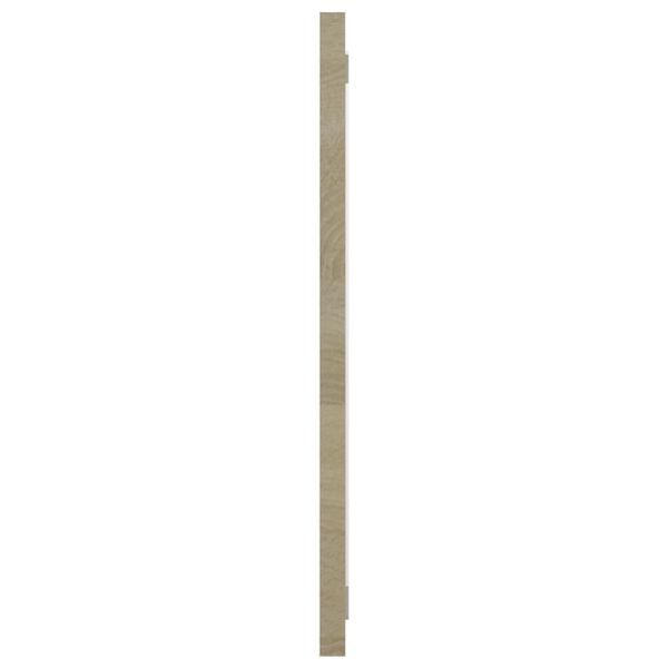 vidaXL Ba&eth;herbergisspegill Sonoma Eik 90x1,5x37 cm Samsettur Vi&eth;ur