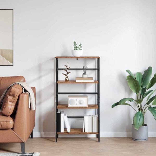 vidaXL Hilla Gamall vi&eth;ur 60 x 29,5 x 115 cm Samsettur vi&eth;ur