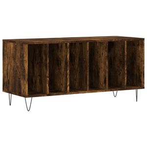vidaXL Pl&ouml;tusk&aacute;pur Reyklitu&eth; Eik 100x38x48 cm Samsettur Vi&eth;ur