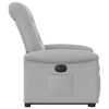vidaXL Electric Stand up Recliner stóll Cloud Grey Efni