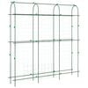 vidaXL Rimlagrind fyrir Klifurpl&ouml;ntur U-l&ouml;gun 181x31x182,5 cm St&aacute;l