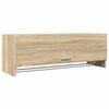 vidaXL Fatask&aacute;pur Sonoma Eikarlitur 100x32,5x35 Samsettur vi&eth;ur