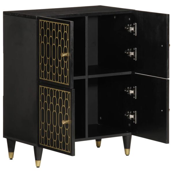 vidaXL Hli&eth;arsk&aacute;pur 60x33x75 cm Gegnheill Mang&oacute;vi&eth;ur