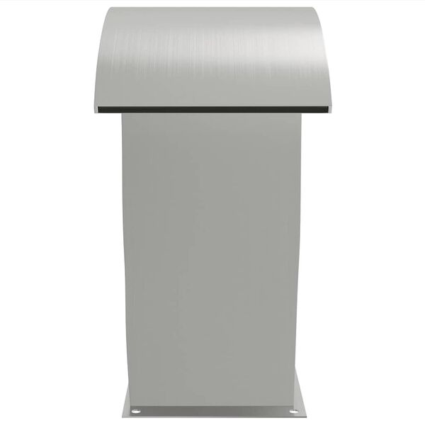 vidaXL Gosbrunnur fyrir Sundlaug me&eth; LED 22x60x70 cm Ry&eth;fr&iacute;tt St&aacute;l 304