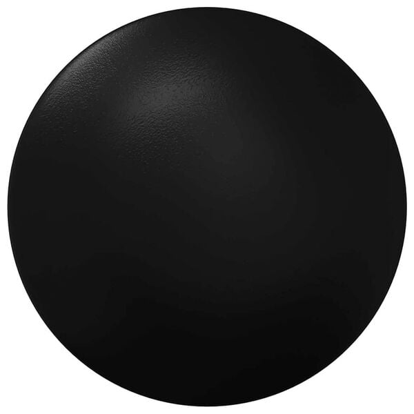 vidaXL F&oacute;tboltabor&eth; endalok 10 pcs Svartur 1,9 x 1,9 x 1,6 cm Plast