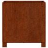 vidaXL Gr&oacute;&eth;ursetningu me&eth; f&oacute;tum Rusty 40x40x40 cm Corten St&aacute;l