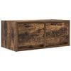 vidaXL Sj&oacute;nvarpssk&aacute;pur Reyklitu&eth; Eik 60x31x25,5cm Samsettur Vi&eth;ur